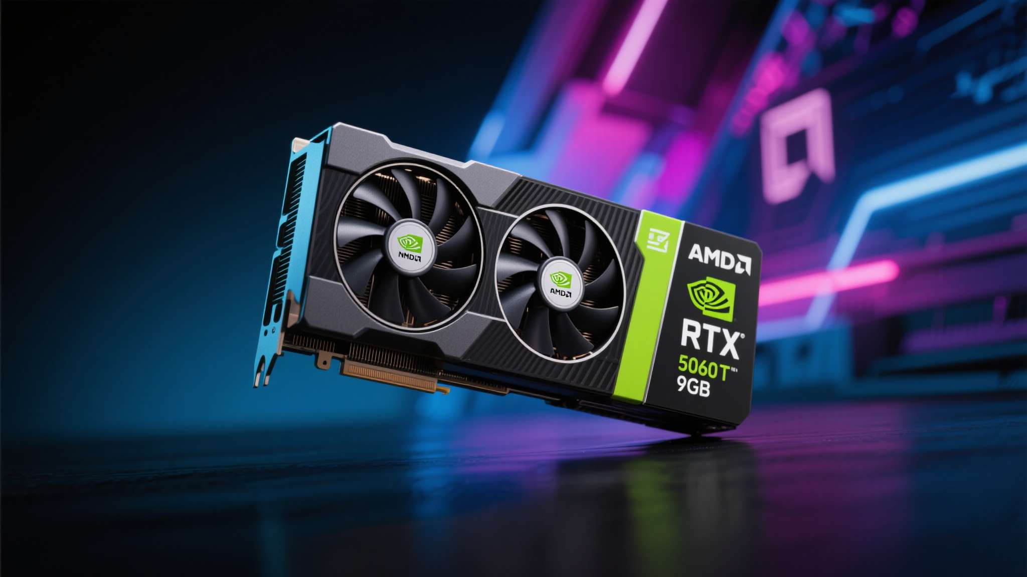 值得注意的是，RTX 5060 Ti的9GB版本若定价合理，可能对AMD的同级竞